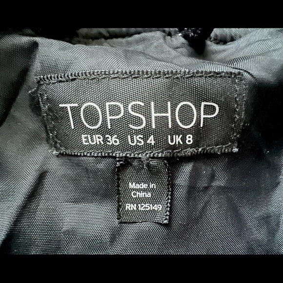 Topshop velvet bomber jacket - Picture 4 of 4